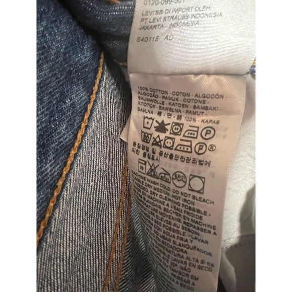 Levis WEDGIE STRAIGHT FIT WOMEN'S JEANS - Picture 9 of 10